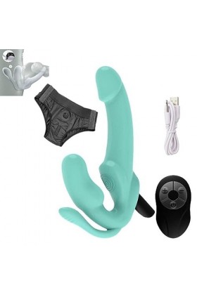 CPXZYU?-Éx Tøy? ??d??iche-Clit-Ørìdî??-Ceinture Ajustable à Double tête Facile à Netto G2666