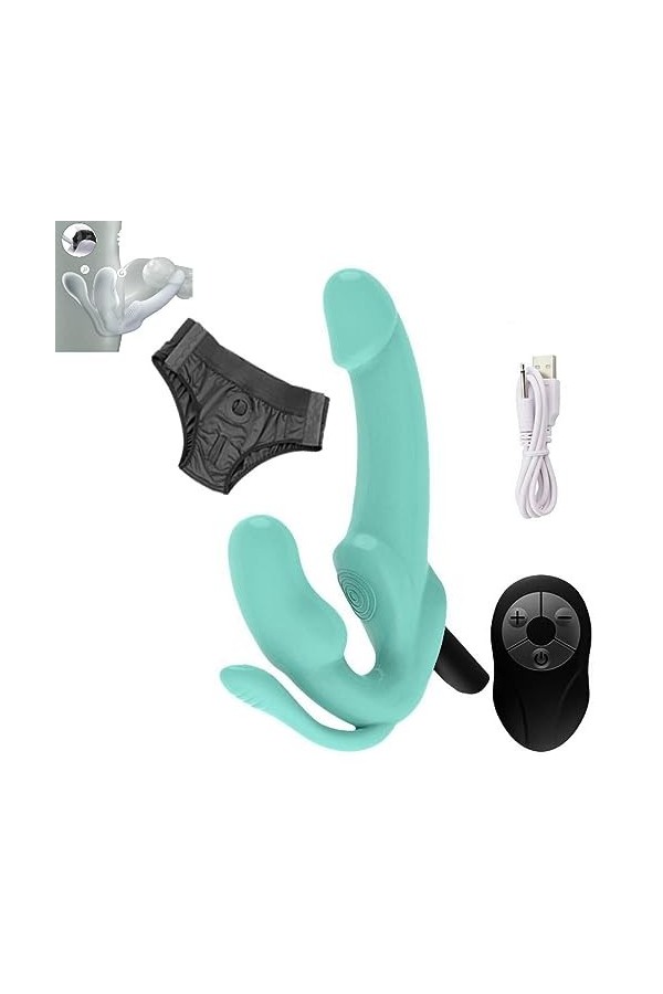 CPXZYU?-Éx Tøy? ??d??iche-Clit-Ørìdî??-Ceinture Ajustable à Double tête Facile à Netto G2666