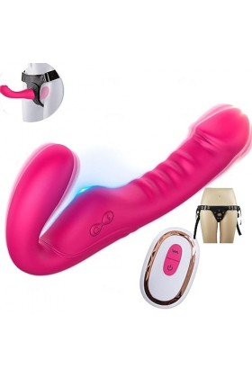 CPXZYU?-Éx Tøy? ??d??iche-Clit-Ørìdî??-Ceinture Ajustable imperméable à Double extrémité Facile à Nettoyer et G1810