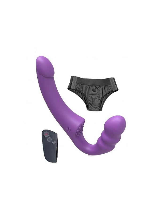 CPXZYU?-Éx Tøy? ??d??iche-Clit-Ørìdî??-Double Ceinture réglable Portable portati G2665