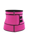 Cour Belly Belt Body Sculpting Ceinture Néoprène Corset Fermeture Éclair Double Sangle Renforcement Sport Color : Rose Red, 