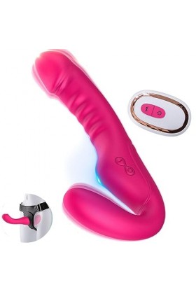 CPXZYU?-Éx Tøy? ??d??iche-Clit-Ørìdî??-Ceinture imperméable réglable à Double extrémité Facile à Netto G3609