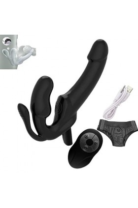 CPXZYU?-Éx Tøy? ??d??iche-Clit-Ørìdî??-Double Ceinture réglable Portable Facile à Nettoyer et G1263