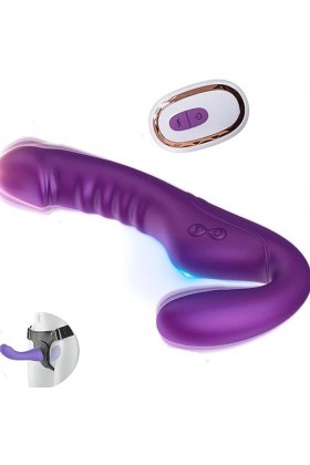 CPXZYU?-Éx Tøy? ??d??iche-Clit-Ørìdî??-Ceinture réglable à Double extrémité Portable Facile à Netto G3101