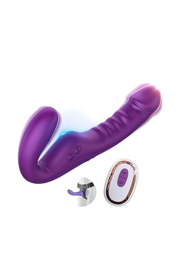 CPXZYU?-Éx Tøy? ??d??iche-Clit-Ørìdî??-Double tête Portable Doux Facile à Nett G714