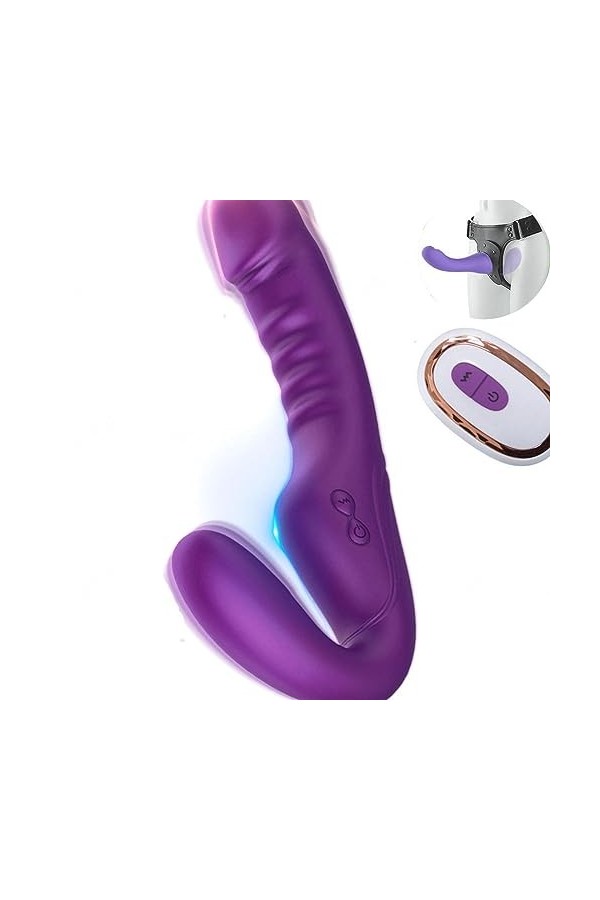 CPXZYU?-Éx Tøy? ??d??iche-Clit-Ørìdî??-Double Ceinture réglable Portable Beau e G484