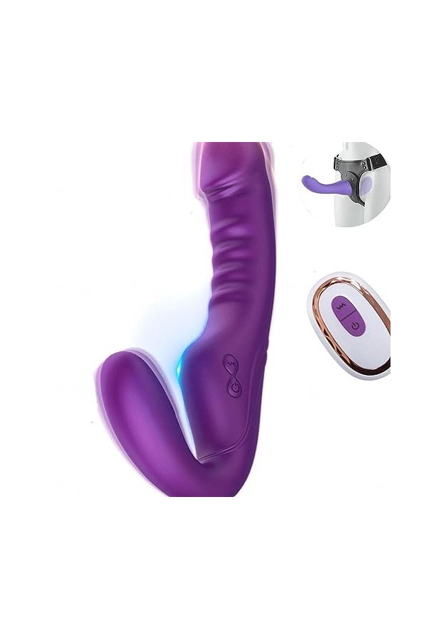 CPXZYU?-Éx Tøy? ??d??iche-Clit-Ørìdî??-Ceinture Ajustable imperméable à Double extrémité Portable résistan G997