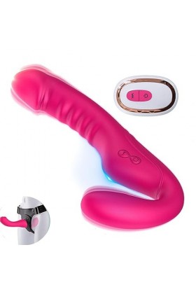 CPXZYU?-Éx Tøy? ??d??iche-Clit-Ørìdî??-Ceinture imperméable réglable à Double extrémité Usage Multiple G1422