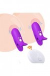 Mamelon Vibromasseur avec à Distance Jouets de mamelon Couple Féminin Faveurs de Fête Fournitures magnetic nipple clamps Pinc