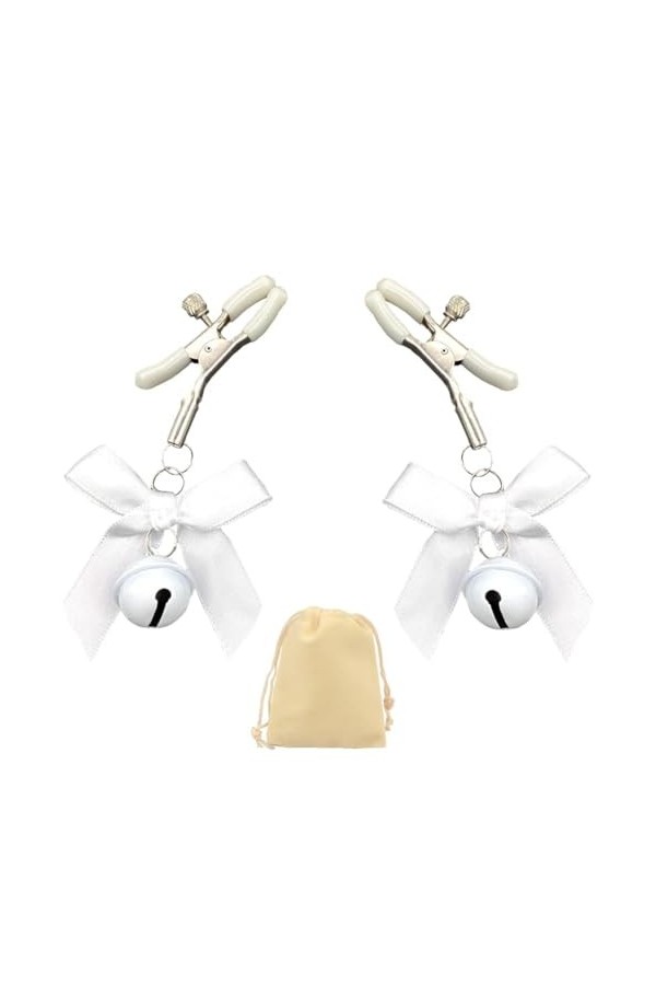 Jouets de mamelon Couple Féminin Faveurs de Fête Fournitures nipple clamps for men Pinces à tétons en acier inoxydable