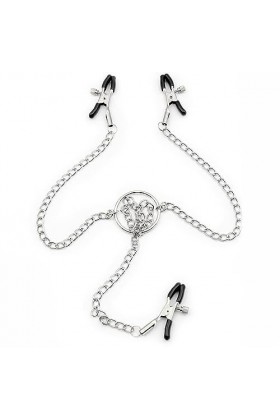 Bague de mamelon non percée en métal pour couple et flirt