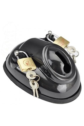 HUNTVE Homme Silicone Cage Confidentiel Ŝ-êx Accessoires 45mm/50mm 