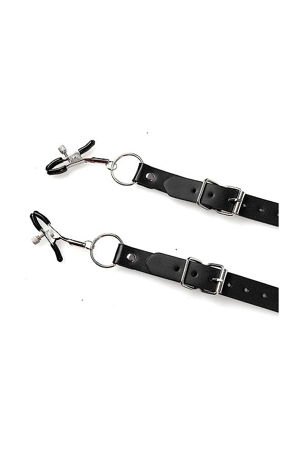 Collier en cuir non perforant avec pendentifs pour femmes