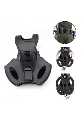 Étui Menottes, Étui Clip Ceinture Menottes Tactique Pochette Porte Menottes à Dégagement Rapide pour Sports en Plein Air