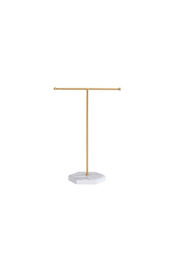 WNDUOKXH Boucles doreilles en métal support boucles doreilles en forme de T anneau organisateur multifonction étagère bijou