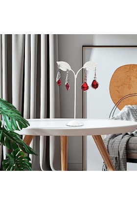 BEALIFE 3 pièces métal boucle doreille présentoir couleur unie élégant feuille forme maison oreille goujon pendentif Base ac