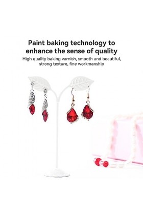 lmoikesz 3 pièces en métal boucle doreille présentoir amovible élégant feuille forme remplacement pendentif support de Base 