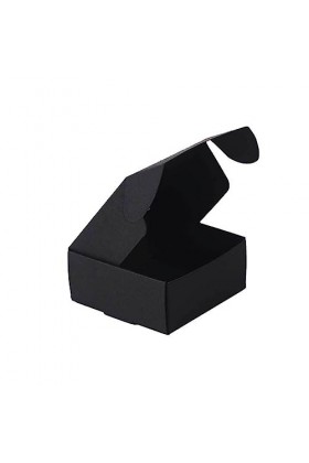 SUIOPPYUW 50 pièces Kraft avion boîte bijoux affiche boîtes en papier pendentif collier mallettes de transport charme mallett