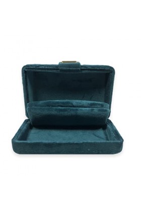 YUSSEQDD Velours carré boîte à bijoux anneau étui boucle doreille pendentif organisateur Couple anneaux support décoration p