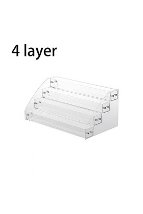 WUUISDNX Présentoir multicouche acrylique Transparent léger en plastique lisse support de rangement épaissir grille conceptio