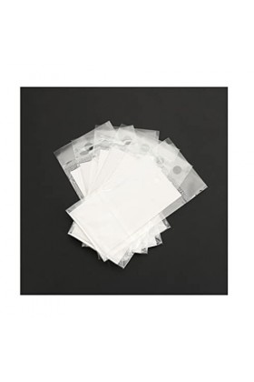 WUUISDNX Sacs RectangularSelf Adhésif En Plastique Léger Boucle Doreille Cartes Daffichage Lisse Portable Plat Écologique B