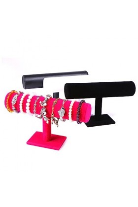 kawehiop Présentoir charme Vintage montres organisateur en forme de T dur PVC vitrine support de support accessoires maison m