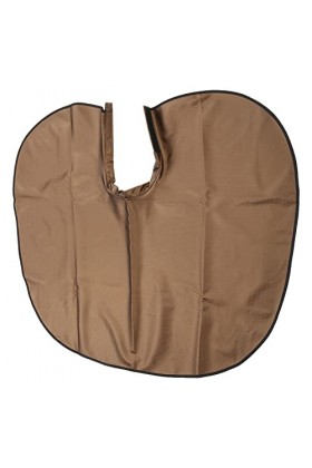 Cape de Coupe de Cheveux, Cape de Maquillage, Imperméable, Portable, Professionnelle pour Salon à Domicile Brun 