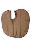 Cape de Coupe de Cheveux, Cape de Maquillage, Imperméable, Portable, Professionnelle pour Salon à Domicile Brun 