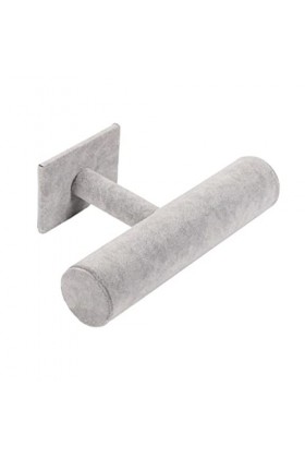 SUIOPPYUW Bracelet en forme de T présentoir velours bandeau montre organisateur support dur bijoux bracelet support de stocka