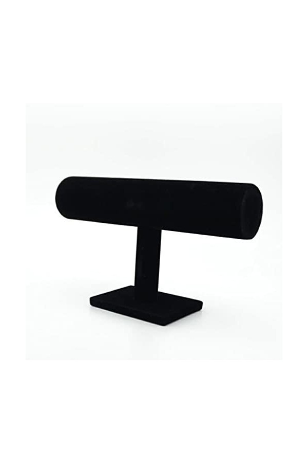 SUIOPPYUW Bracelet en forme de T présentoir velours bandeau montre organisateur support dur bijoux bracelet support de stocka