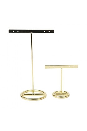 kawehiop 2 pièces boucle doreille boucles doreilles support en forme de T délicat organisateur de support décoration, Grill