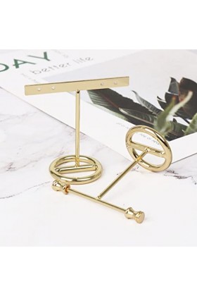 kawehiop 2 pièces boucle doreille boucles doreilles support en forme de T délicat organisateur de support décoration, Grill