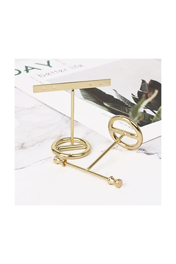 kawehiop 2 pièces boucle doreille boucles doreilles support en forme de T délicat organisateur de support décoration, Grill