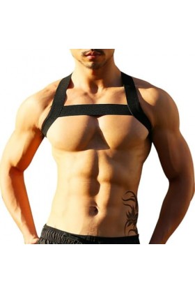 FUZYXIH Harnais Poitrine pour Hommes Harnais Poitrine Élastique pour Le Sexe