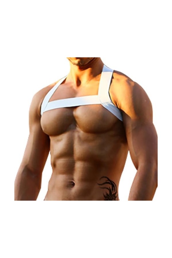 FUZYXIH Harnais Poitrine pour Hommes Harnais Poitrine Élastique pour Le Sexe