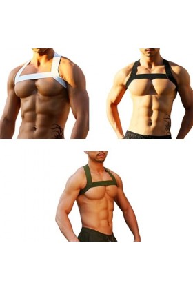 FUZYXIH Harnais Poitrine pour Hommes Harnais Poitrine Élastique pour Le Sexe