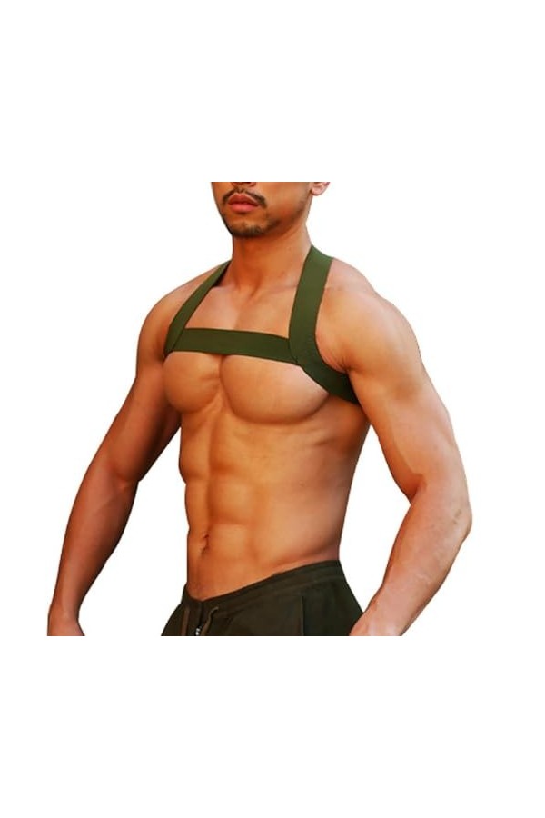 FUZYXIH Harnais Poitrine pour Hommes Harnais Poitrine Élastique pour Le Sexe