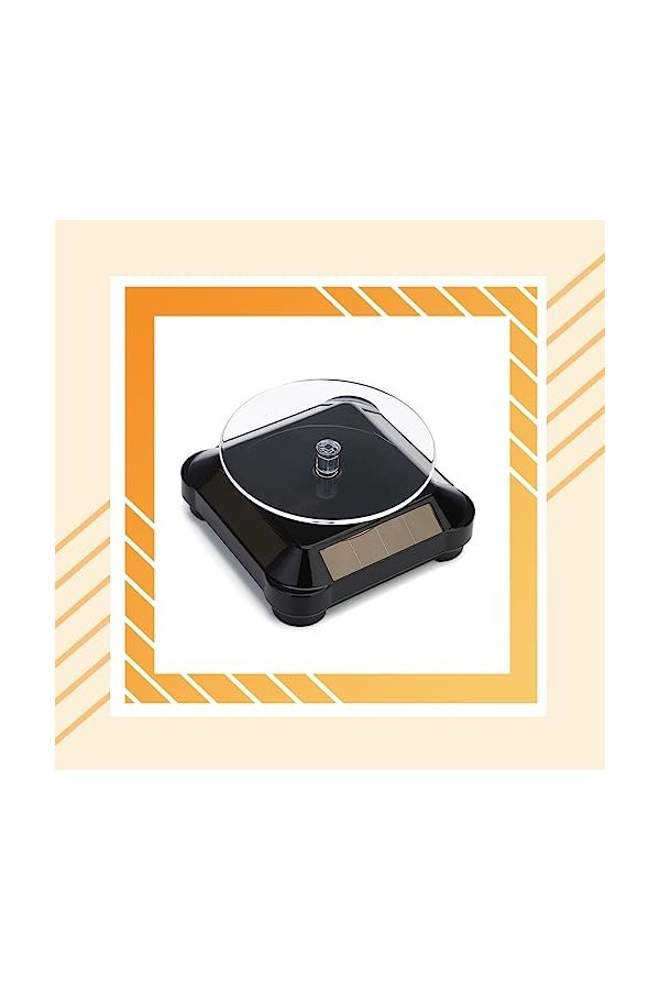 Ailan Vitrine tournante économie dénergie écologique présentoir Rond léger Plateau tournant vitrines de Bijoux fenêtres, Bla