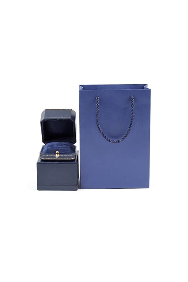 BEALIFE Boîte à bijoux en papier couleur unie dorure carré anneau boucle doreille collier Bracelet emballage cadeau étui ave