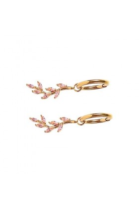 Ailan 2pcs boucles doreilles créoles feuilles pendentif boucles doreilles Vintage bijoux minimalistes Noël Halloween Thanks