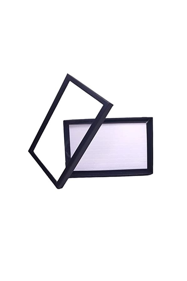 YIUPEDRFG Anneau boucle doreille présentoir avec couvercle boîte de rangement organisateur porte-bijoux étui pour maison cha