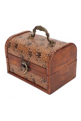 Weikeya Boîte à Bijoux, processus dimpression Boîte à Bijoux Portable en Bois Composite épaissi pour décorations