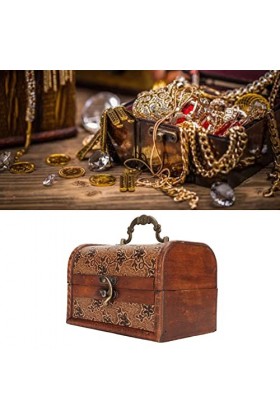 Weikeya Boîte à Bijoux, processus dimpression Boîte à Bijoux Portable en Bois Composite épaissi pour décorations