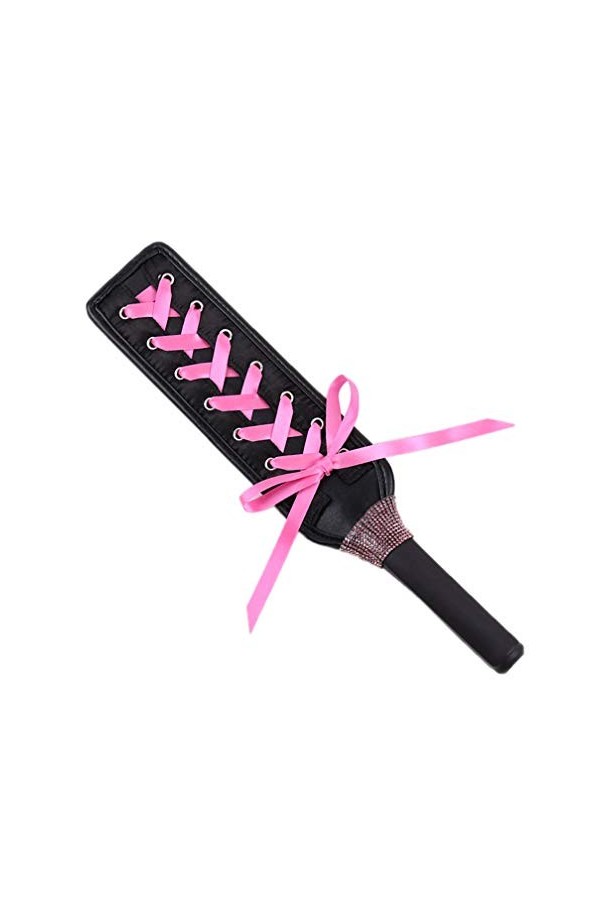 chenyesun Dentelle en Similicuir PU Cuir Fouet en Cuir de Sport Fessée Fouet Amusante Sports d’Equitation