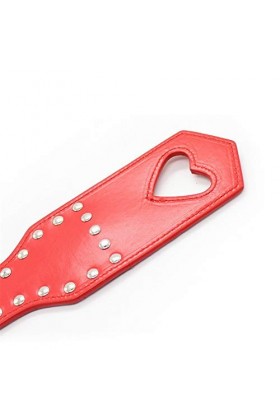 chenyesun Cuir Artificiel PU Fouet Sport Cuir Fessée Fouet Amusant Sports d’équitation Rouge 