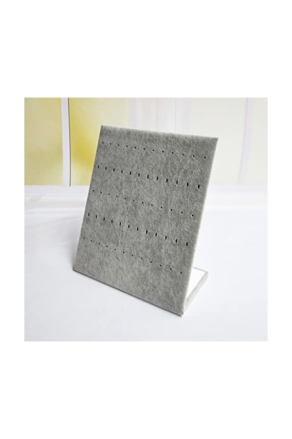 WUUISDNX Clous doreilles Velour Rack Boucles doreilles Conseil Titulaire Boucles Doreilles Broche Médaille Étagère Debout 