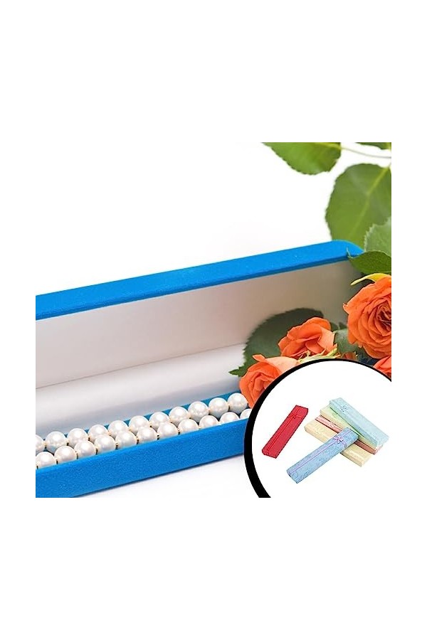 SUIOPPYUW 12 pièces collier boîte délicate Rectangle papier coffrets cadeaux multi-usages bijoux emballage éponge présente st