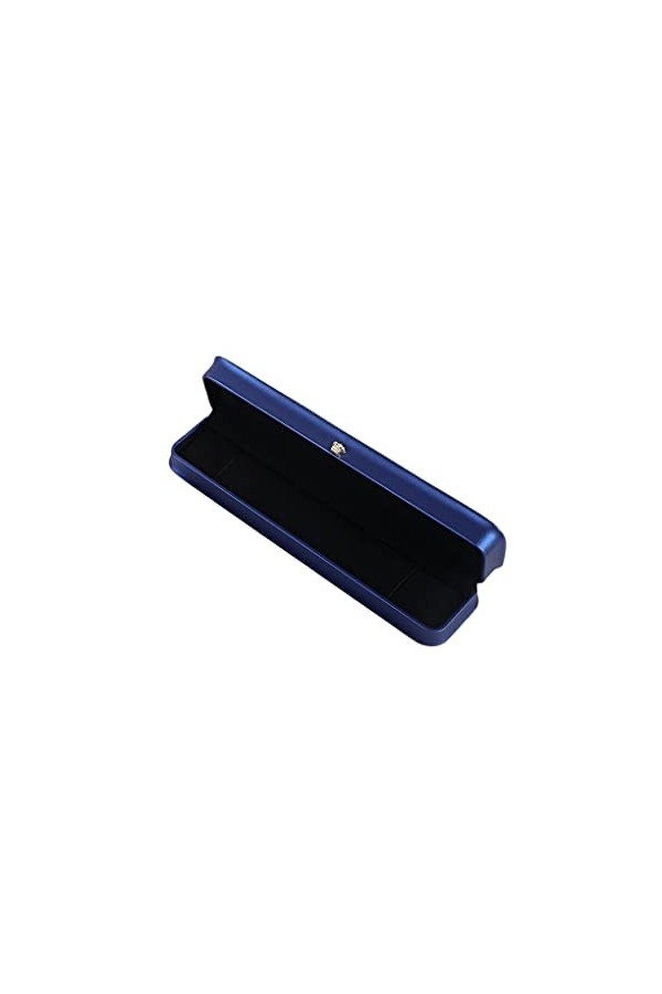 FIOERDTUIE Rectangle PU Collier Mallette De Rangement Portable Bracelet Cheville Boucle Doreille Organisateur avec Couvercle