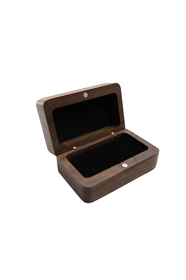 YIUPEDRFG Boîte Anneaux Bijoux En Bois De Mariage Boucles Doreilles De Fiançailles De Stockage Emballage Emballage Pendentif