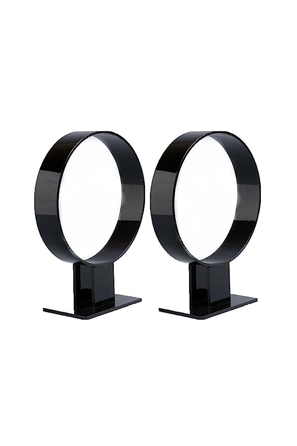 Allayu Acrylique Bandeau Présentoir Bandeau Titulaire Accessoire Bijoux Organisateur Fournir Chambre Dortoir Commode, 2 pièce